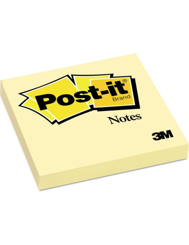 Notas Adhesivas Post-it Amarillo Canario 3x3" 12 Blocs