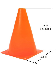 Conos de Fútbol ANSLYQA 23 cm - 20 Piezas con Bolsa 2