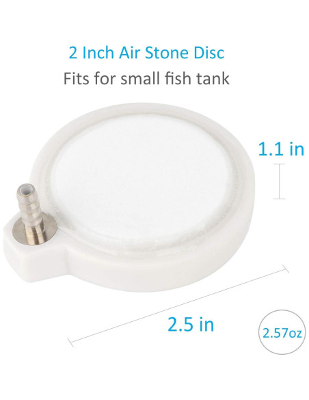 Difusor de burbujas de aire Pawfly 5.08 cm para acuario