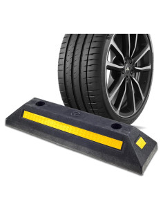 Tope de Estacionamiento de Goma Genubi 52.7x14.6cm 1PC