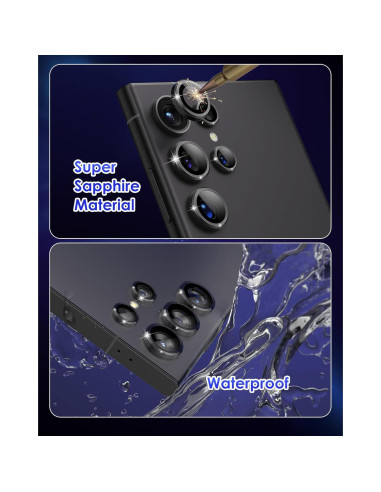 Protector de Lente de Cámara Kanosan para Galaxy S24 Ultra 9H