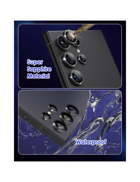 Protector de Lente de Cámara Kanosan para Galaxy S24 Ultra 9H