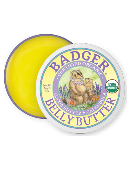 Mantequilla de Vientre Badger 56.7g - Crema Orgánica para Estrías