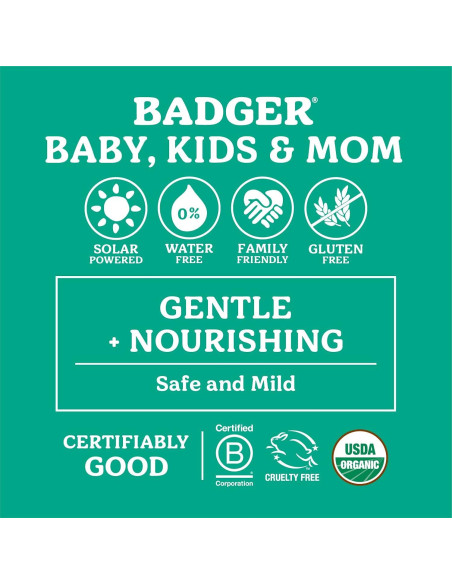 Mantequilla de Vientre Badger 56.7g - Crema Orgánica para Estrías