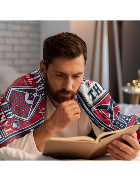 Manta de Béisbol VHIKMLY 152.4x127 cm Franela Suave