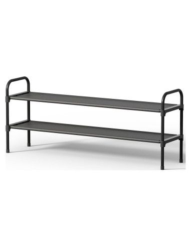 Estante para Zapatos Kitsure 2 Niveles Negro 99.1x30x41.4 cm