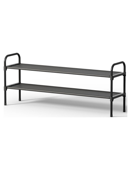 Estante para Zapatos Kitsure 2 Niveles Negro 99.1x30x41.4 cm