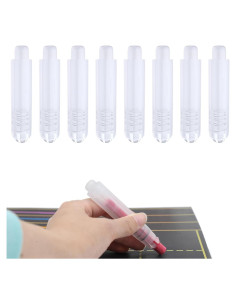 Paquete de 8 Sujetadores de Tiza Transparentes Achaltiza