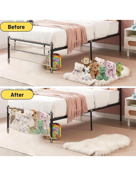 Red de Almacenamiento de Peluches Ofiray-home Beige 81cm Red de Almacenamiento de Peluches Ofiray-home Beige 81cm