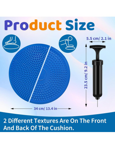 Juego de Cojines Inestables Biguphate - 4 Pods y Disco de Equilibrio