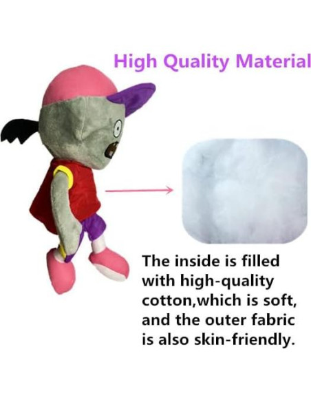 Muñecos de Peluche PVZ 2PCS Basherise Suaves 220g