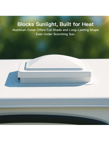 Cubierta de Ventilación de Aluminio Safoner 35.56cm para RV