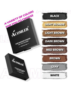 Acomler Tinte Raíz para Cabello Negro 0.12kg - Cubierta Instantánea 2