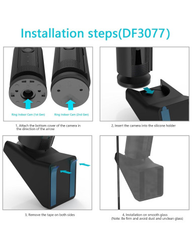 Soporte de Ventana OkeMeeo para Cámara Interior Ring 1 y 2 Gen
