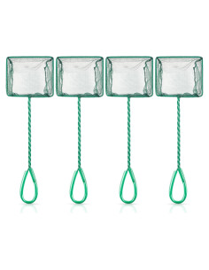 Red de Acuario Pawfly 10 cm Cuadrada con Mango de Metal