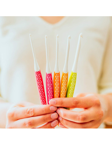 Juego de Ganchillos Ergonómicos Prym 10 Piezas 3.5mm a 12mm