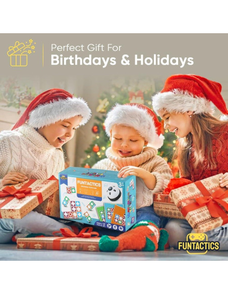 Juego de Rompecabezas de Madera Funtactics 5 Jugadores