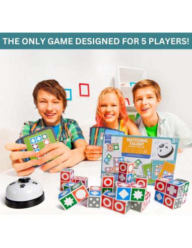 Juego de Rompecabezas de Madera Funtactics 5 Jugadores