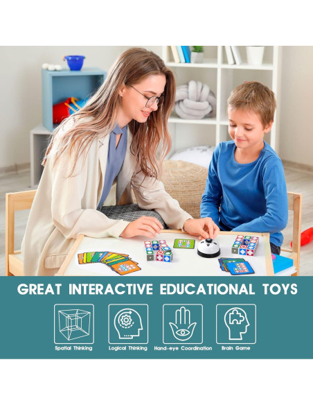 Juego de Rompecabezas de Madera Funtactics 5 Jugadores