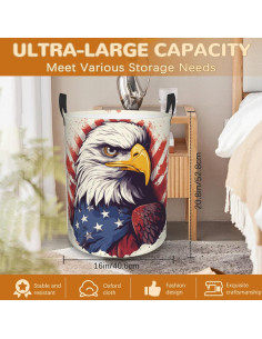 Cesta de Ropa Plegable TUBAMQ 50.8x40.6 cm Impermeable 2