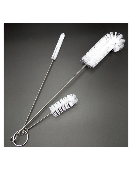 Juego de 3 cepillos de limpieza de botellas Living&Giving