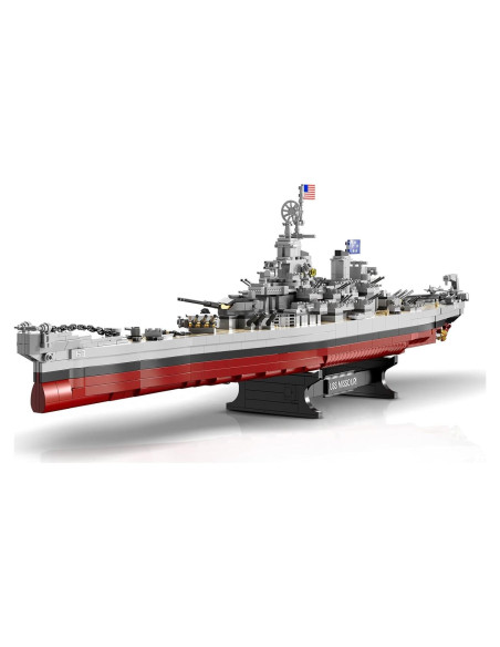 Kit de Construcción Acorazado Missouri Brihappen 2228 Piezas