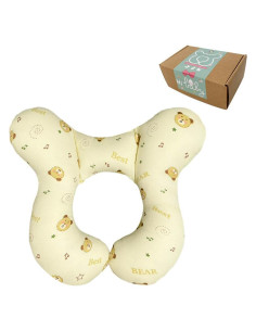 Almohada de Reposacabezas para Bebé Wedfull Oso 25x25cm