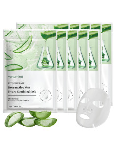 Mascarillas Faciales Hidratantes Venamine Aloe Vera 10 Hojas