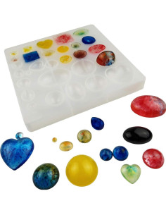 Molde de Silicona para Joyería Yuntop - Pequeño, Reutilizable 2