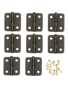 Bisagras Miniatura Healifty 20pcs Bronce 1.78x1.57cm DIY