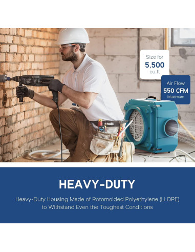 Purificador de Aire ALORAIR HEPA 550 con Filtro MERV-10