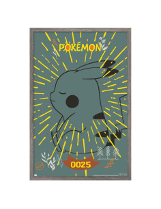 Póster enmarcado Pokémon Pikachu Naturaleza Pacífica 57x37 cm