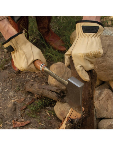 Guantes de Conductor de Cuero Genuino Makita T-04204 XL