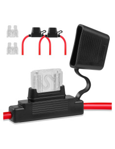 Soporte de Fusible en Línea 12V XIOGZAXI 8 AWG 30 cm