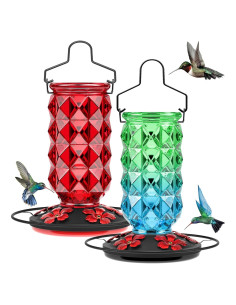 Alimentador de Colibrí de Vidrio Grete Gotye 1.6L 2 Paquetes