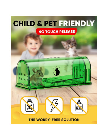 Trampa Humana para Ratones Motel Mouse - 2 Unidades Reutilizables