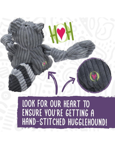 HuggleHounds Juguete de Peluche para Perros Bitsy Bunny