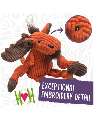 HuggleHounds Juguete de Peluche para Perros Bitsy Bunny