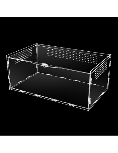 Terrario Acrílico UCandy 15.24x20.32x35.56 cm para Reptiles