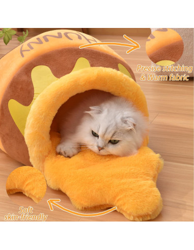 Cueva de Gato Honey Pot Romaneco 42x37x30 cm Marrón