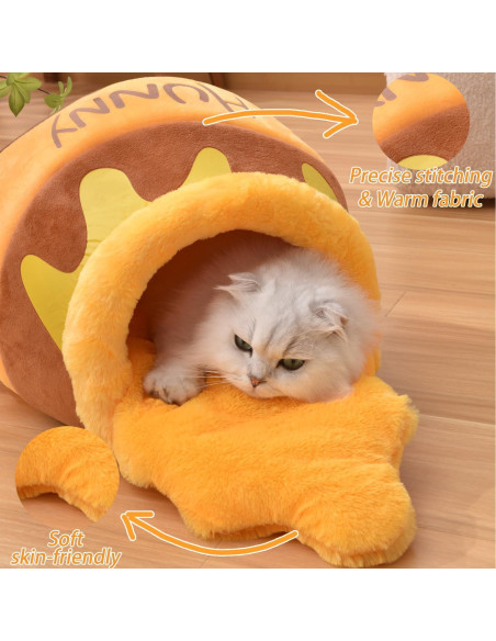 Cueva de Gato Honey Pot Romaneco 42x37x30 cm Marrón