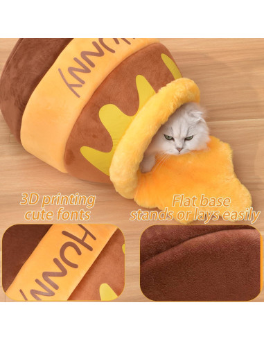 Cueva de Gato Honey Pot Romaneco 42x37x30 cm Marrón