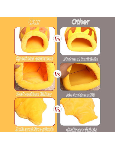 Cueva de Gato Honey Pot Romaneco 42x37x30 cm Marrón