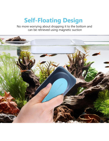 Limpiador Magnético de Acuario Fishkeeper con Raspadores