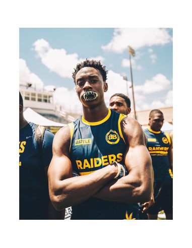 Protector Bucal Battle Oxygen Chrome 3D Predator - Negro/Dorado