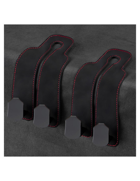Ganchos para Reposacabezas de Coche WELKSEZYWOD - 2 Piezas, Negro
