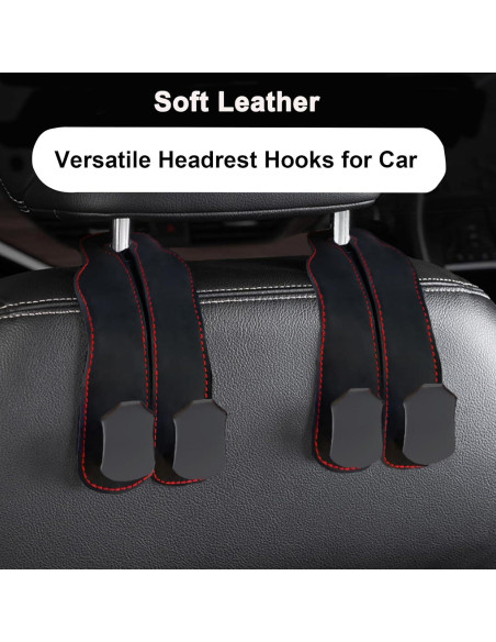 Ganchos para Reposacabezas de Coche WELKSEZYWOD - 2 Piezas, Negro