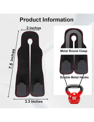 Ganchos para Reposacabezas de Coche WELKSEZYWOD - 2 Piezas, Negro