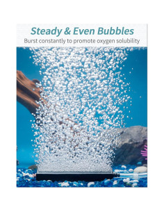 Difusor de Burbujas Pawfly 4" Gris para Acuario - Paquete de 2 2