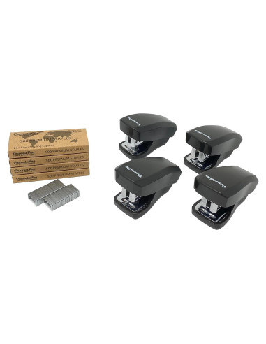 Conjunto de Mini Grapadoras PraxxisPro Aria - 2 Unidades, 2000 Grapas